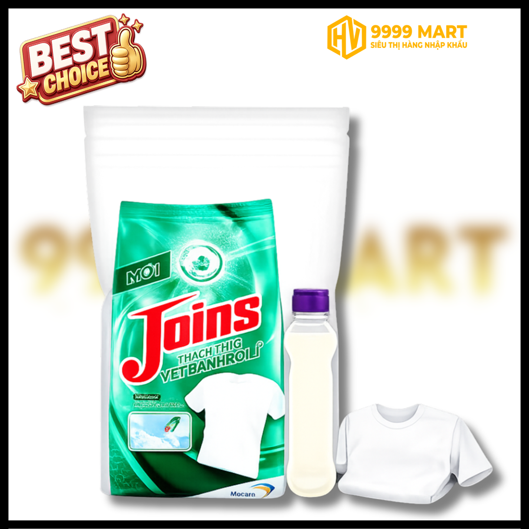  Combo Bột Giặt Joins Mới Cao Cấp 770gr (Có Tặng Kèm Nước Rửa Chén) 