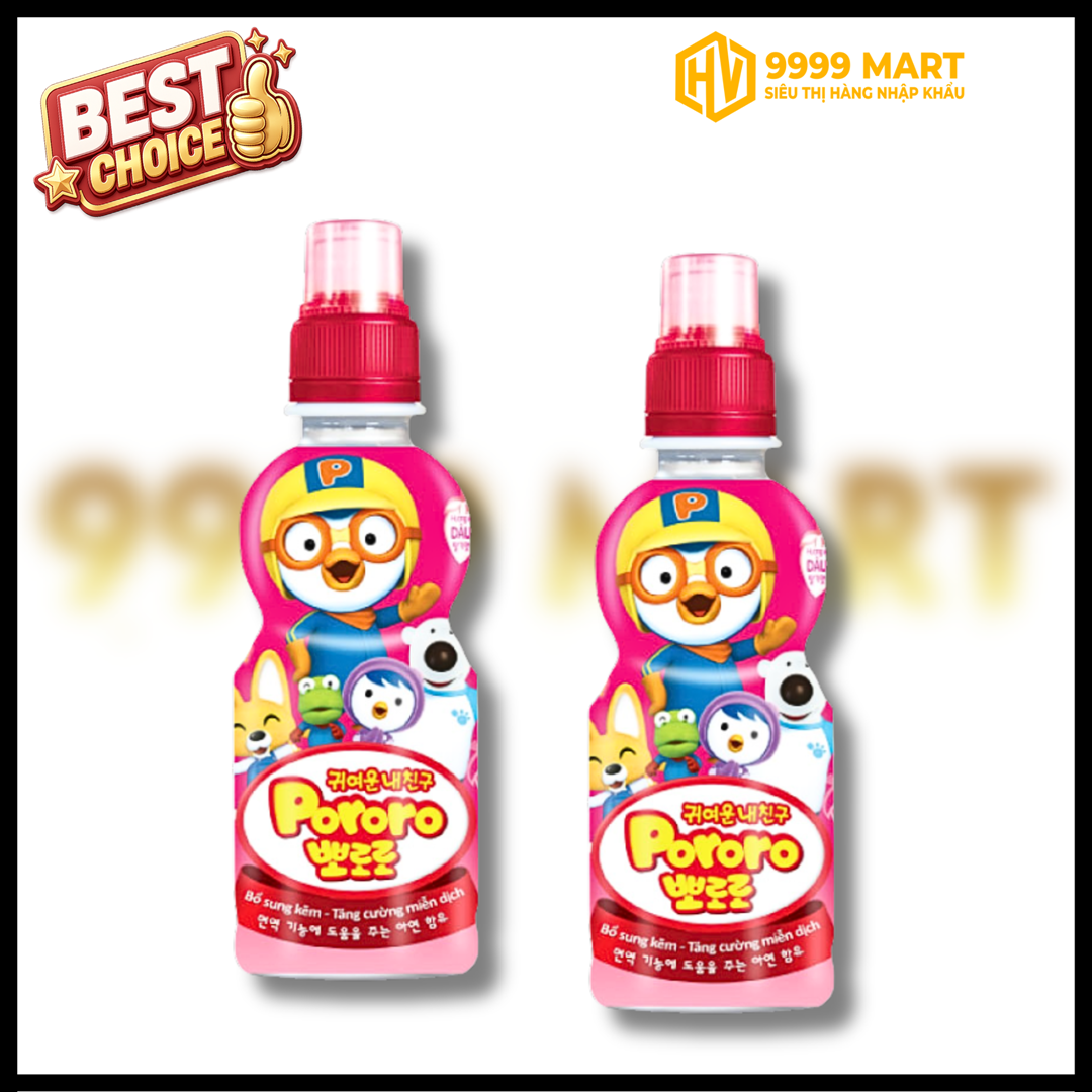  Nước Uống Pororo Hương Vị Dâu 235ml 