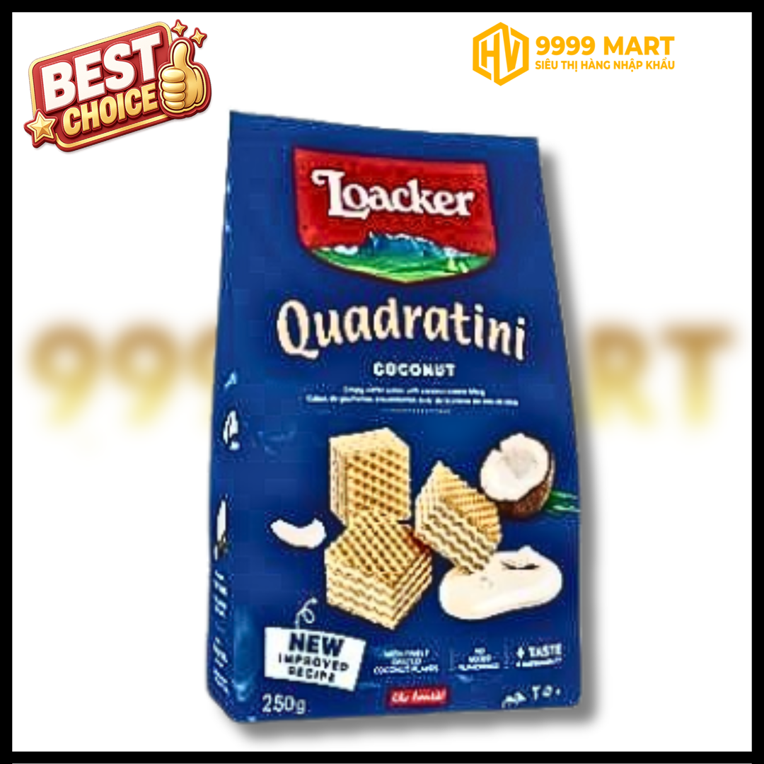  Bánh Xốp Loacker Dừa 125g - Ý 