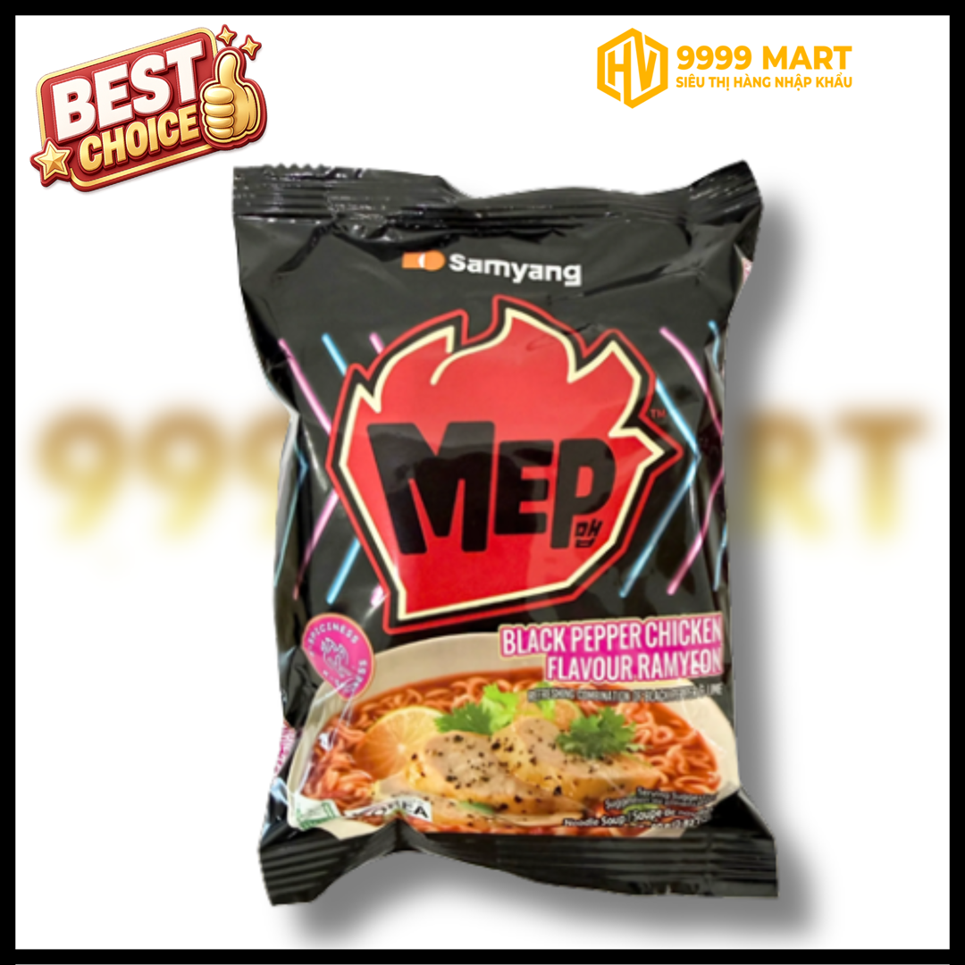  Mì Gà Tiêu Đen Samyang 80g - Hàn Quốc 