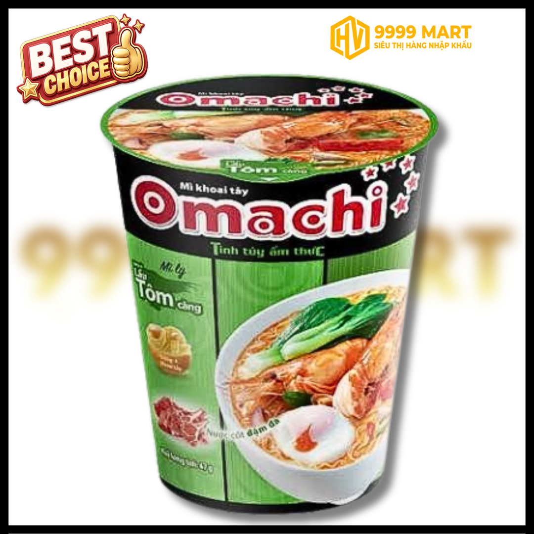  Mì Khoai Tây Omachi Hương Vị Tôm Càng 67gr 