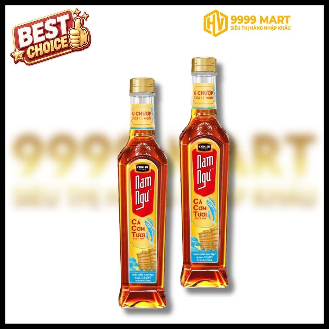  Nước Mắm Nam Ngư Chin-su Cá Cơm Tươi Cao Cấp 500ml 