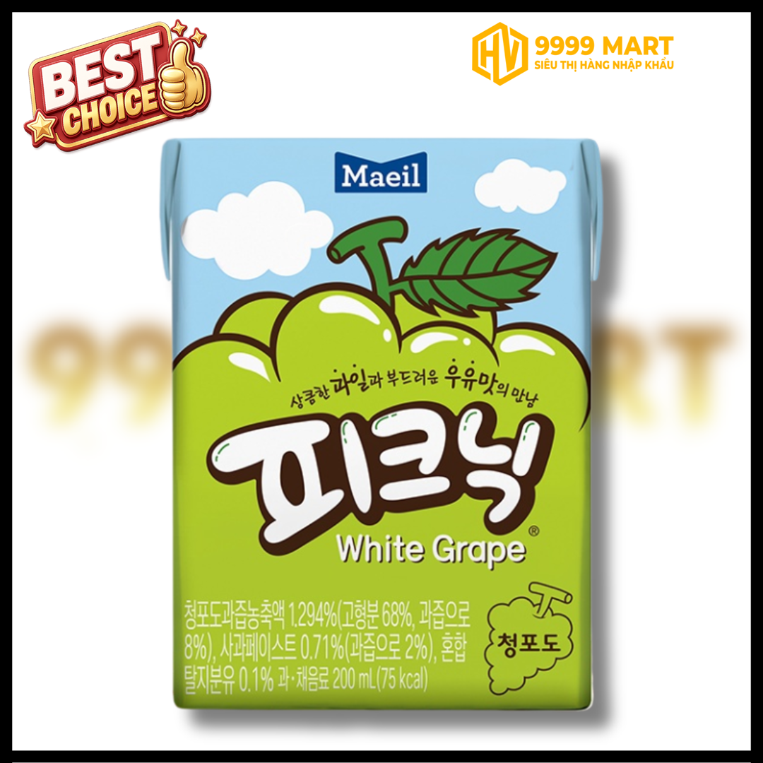  Nước Ép Picnic Vị Nho Maeil 200ml 