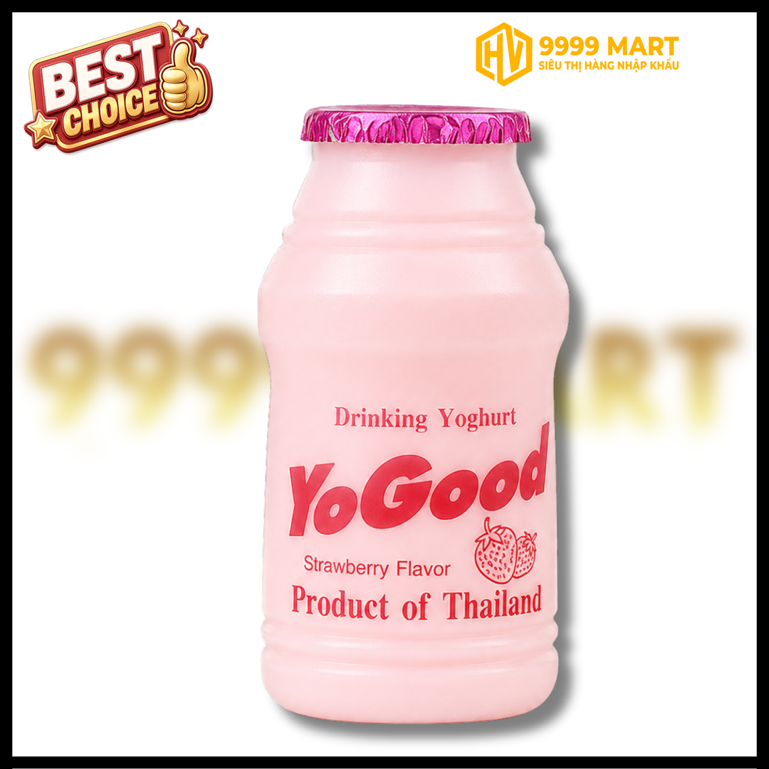  Sữa Chua Uống Tiệt Trùng Yogood Hương Dâu 85ml - Thái Lan 