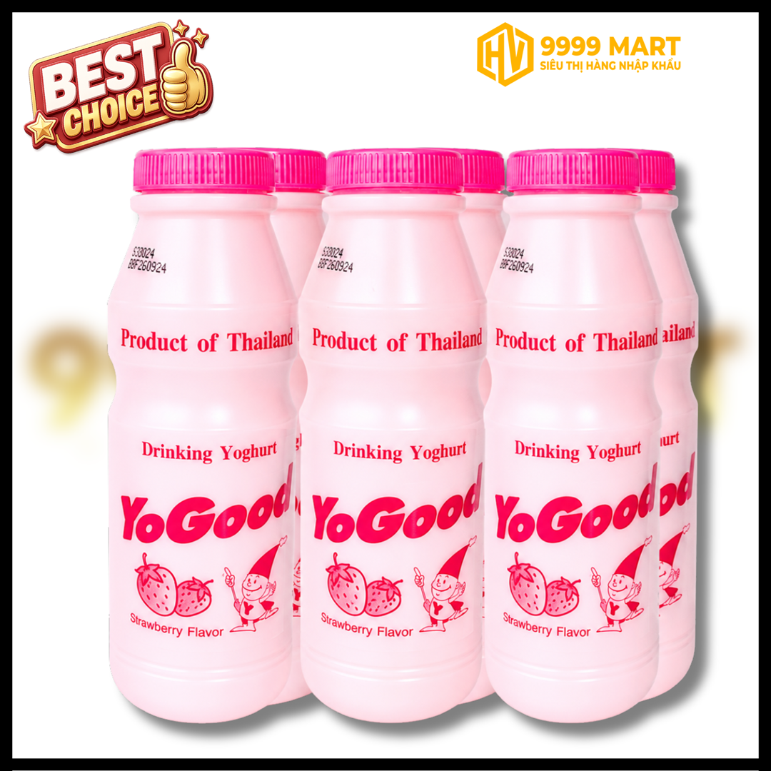  Sữa Chua Uống Yogood Hương Dâu 300ml - Thái Lan 