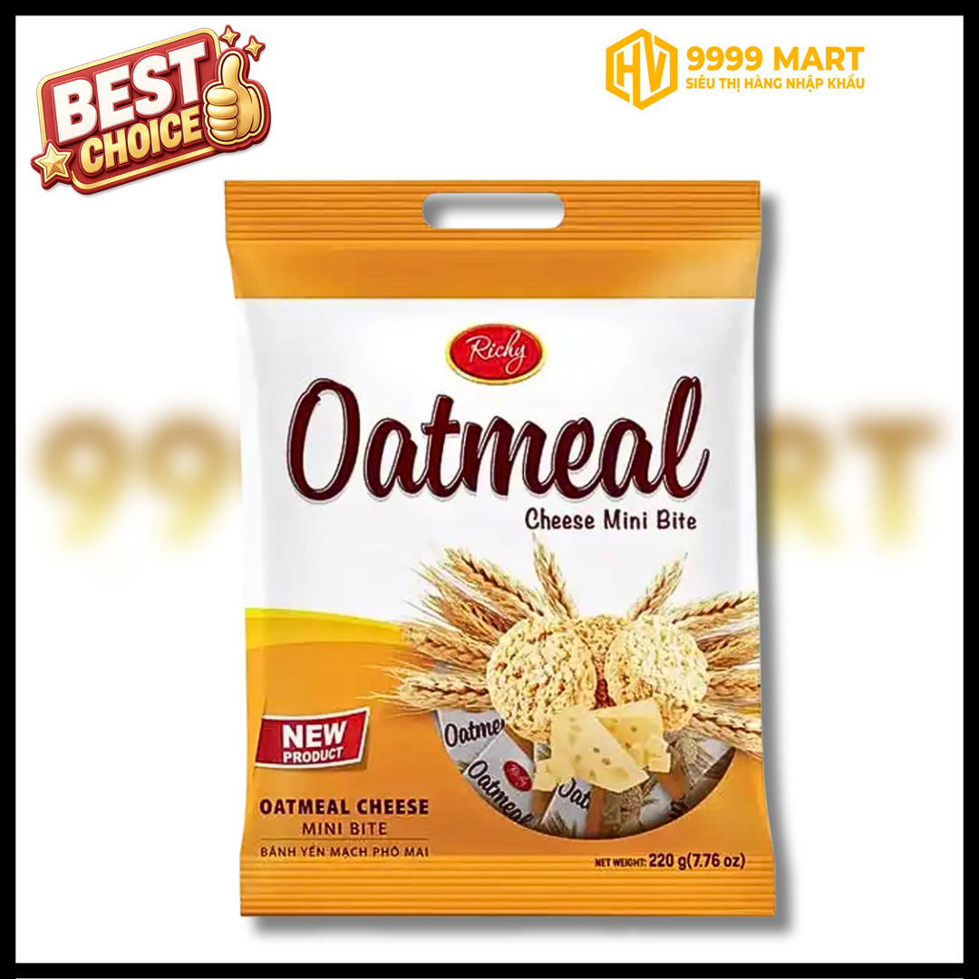  Bánh Yến Mạch Oatmeal Richy Vị Phô Mai 250gr 
