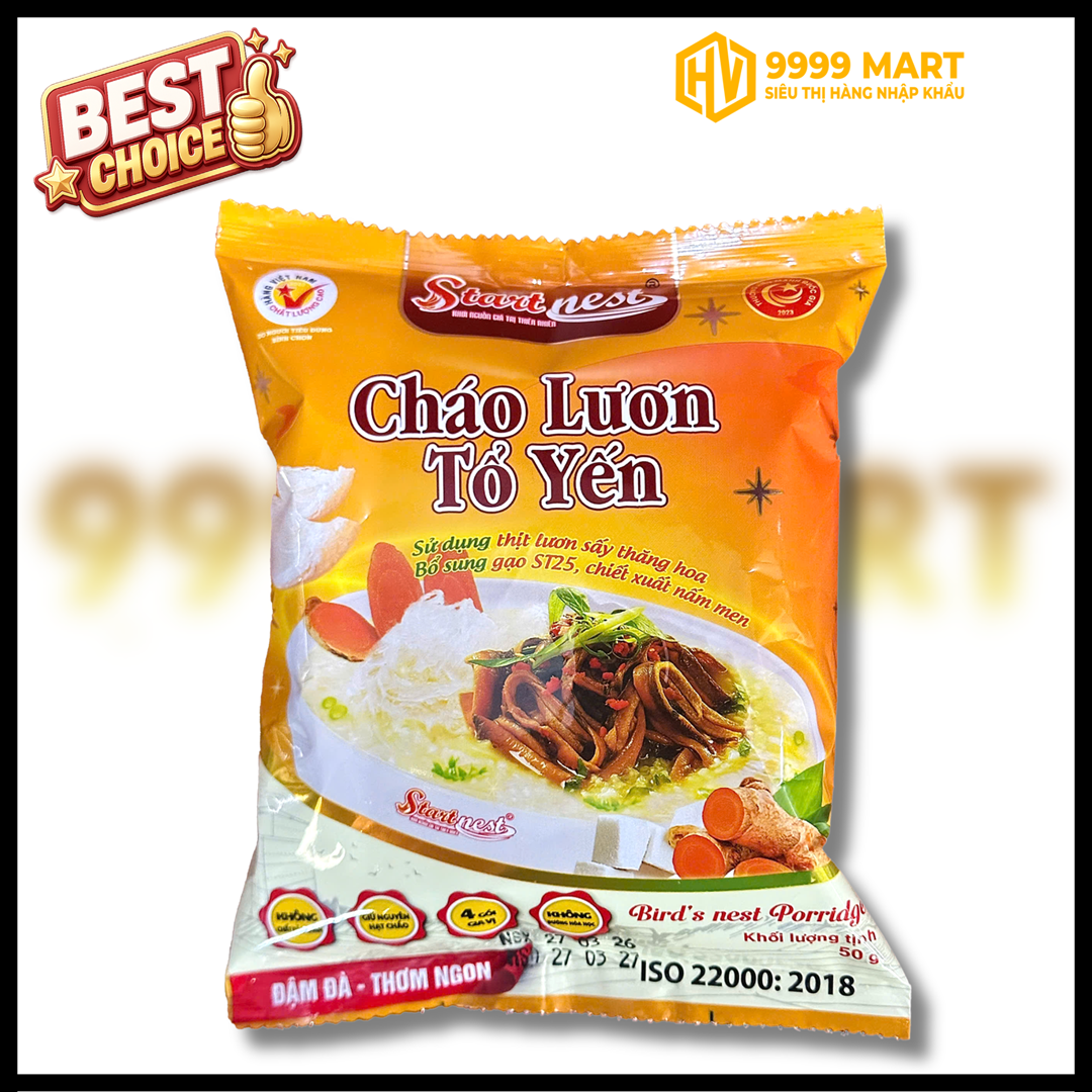  Cháo Lươn Tổ Yến Startnest 50g 