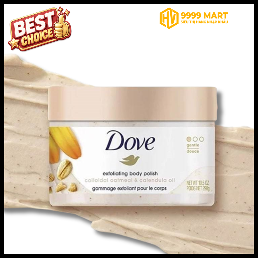  Tẩy Tế Bào Chết Dove Chiết Xuất Xoài Và Hạnh Nhân 298g - Mỹ 