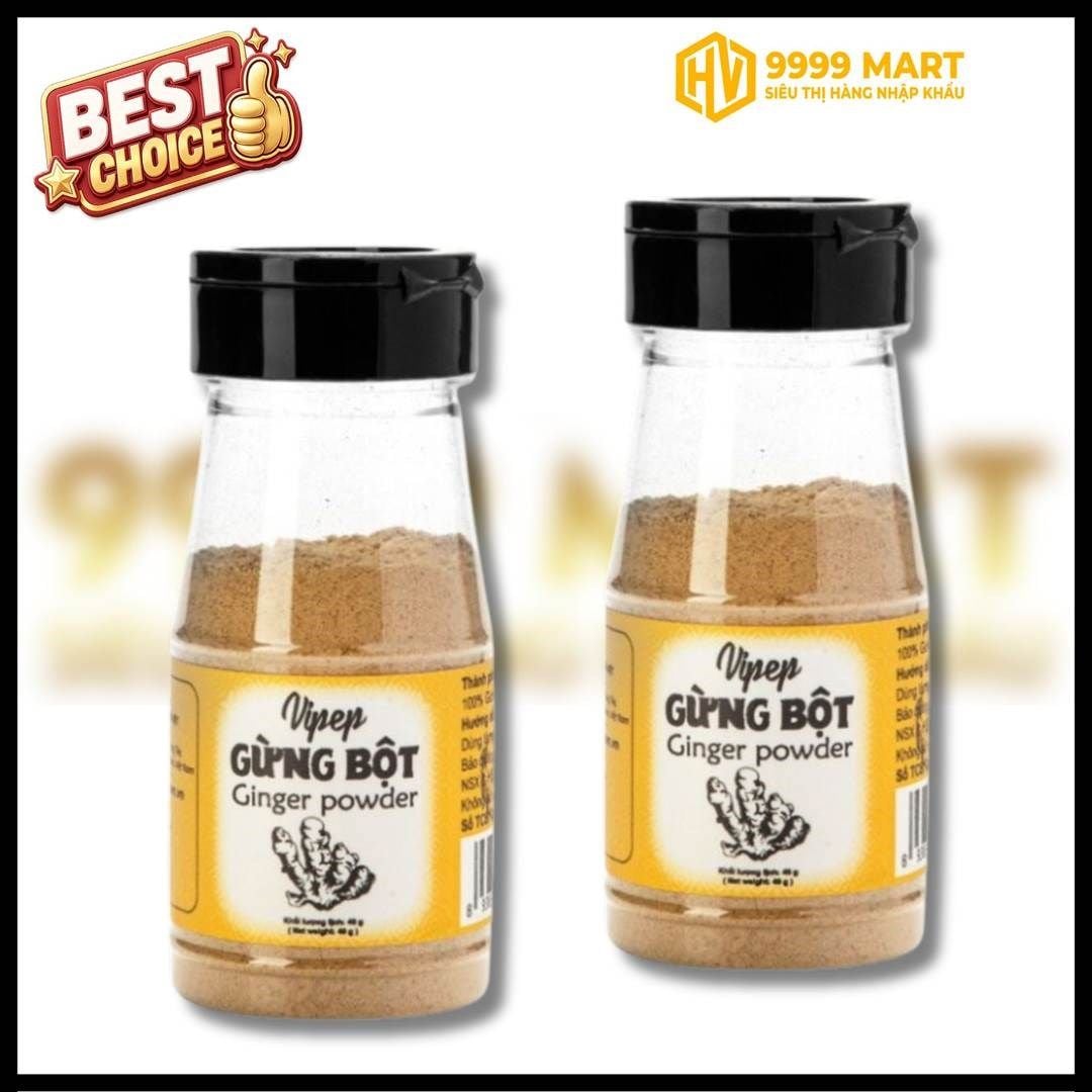  Gừng Bột Hũ Pet 40g Vipep 