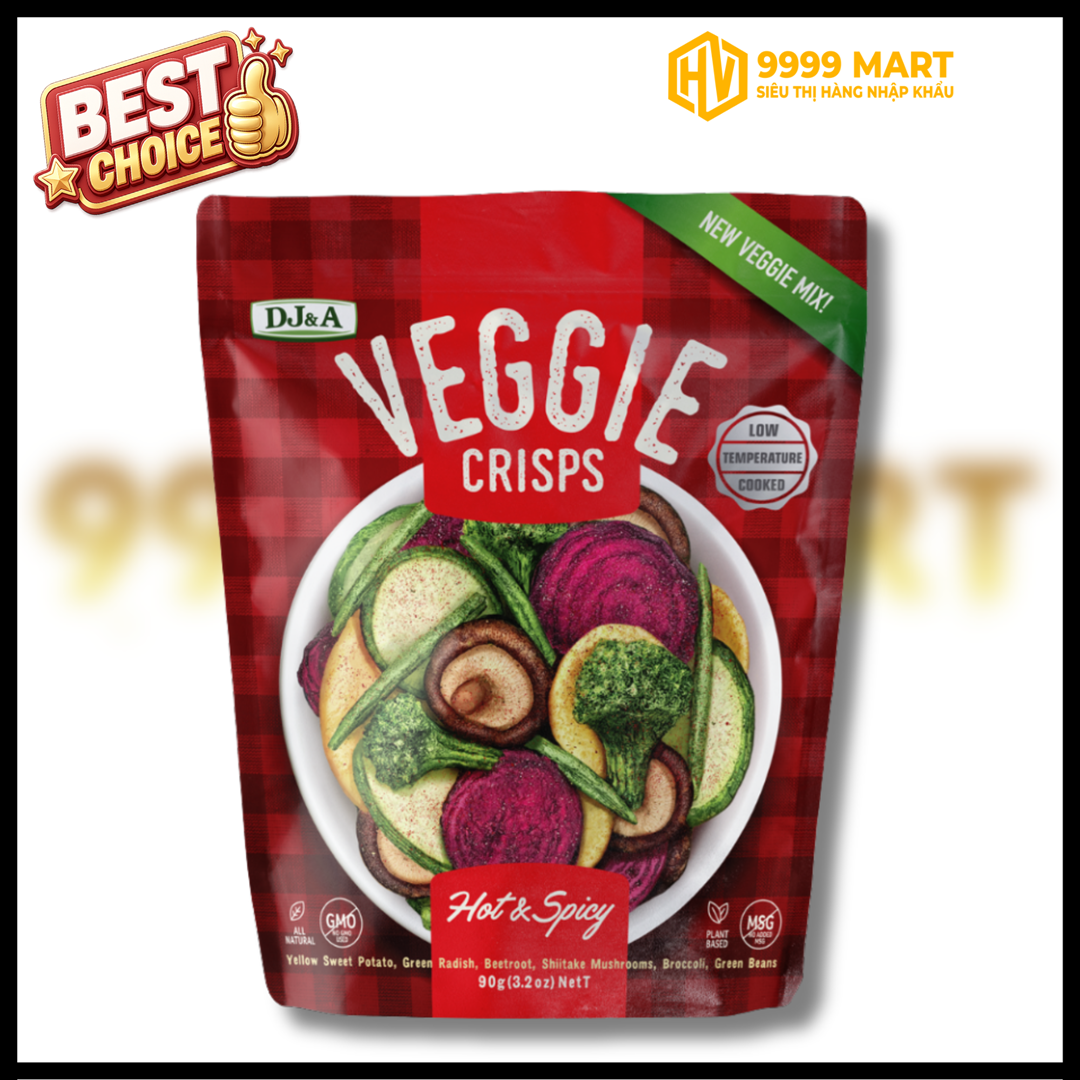  Rau Củ Sấy Vị Cay Veggie Dj& A 90g - Úc 