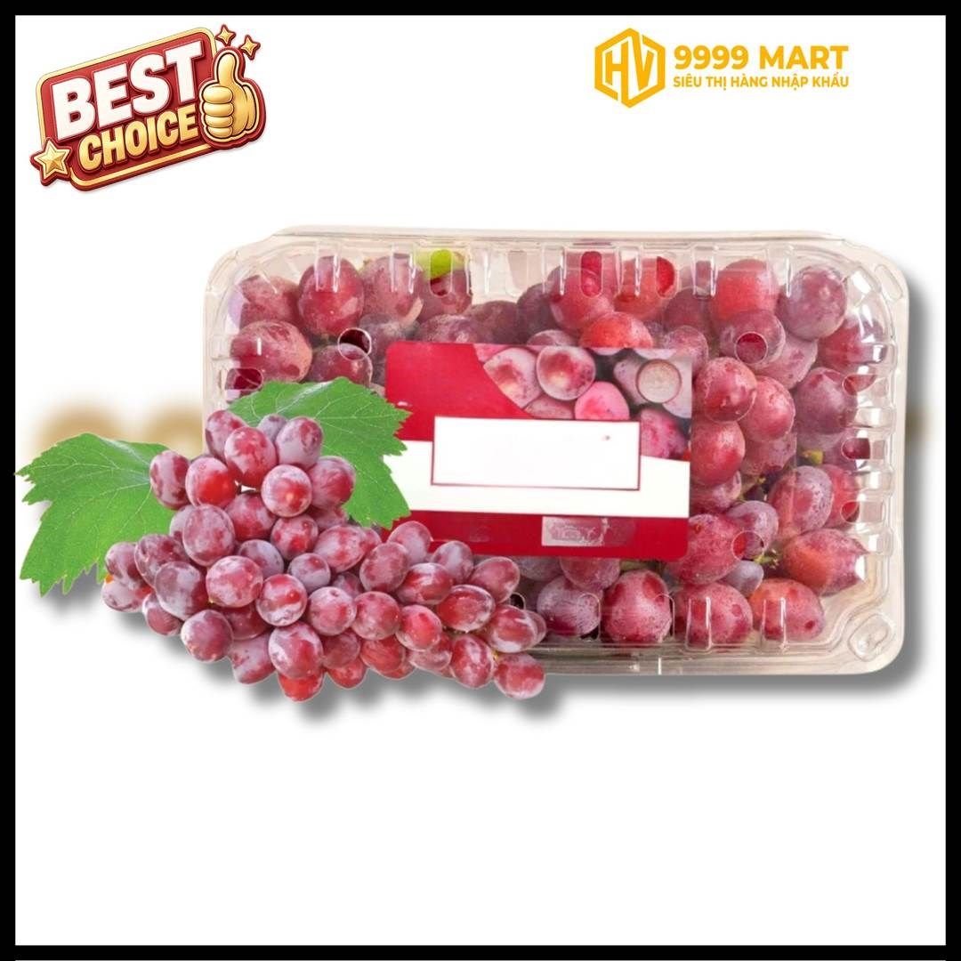  Nho Kẹo Đỏ Mỹ 454gr (Hộp) 