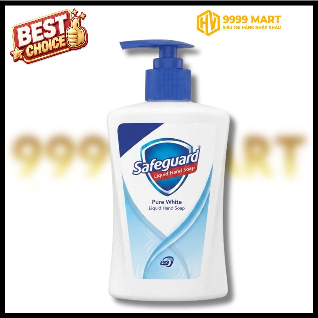  Nước Rửa Tay Pure White Safeguard 450ml 