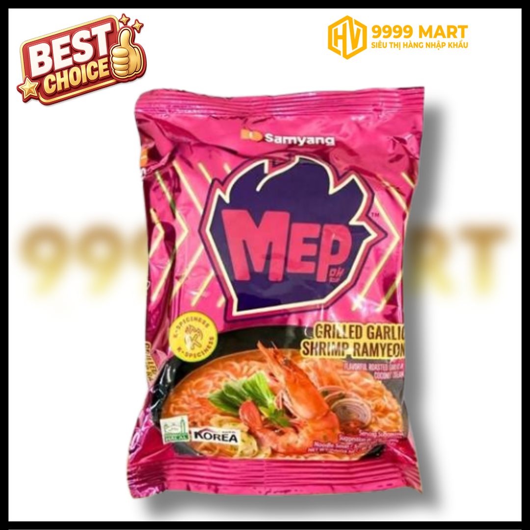  Mì Tôm Tỏi Nướng Samyang 80g - Hàn Quốc 
