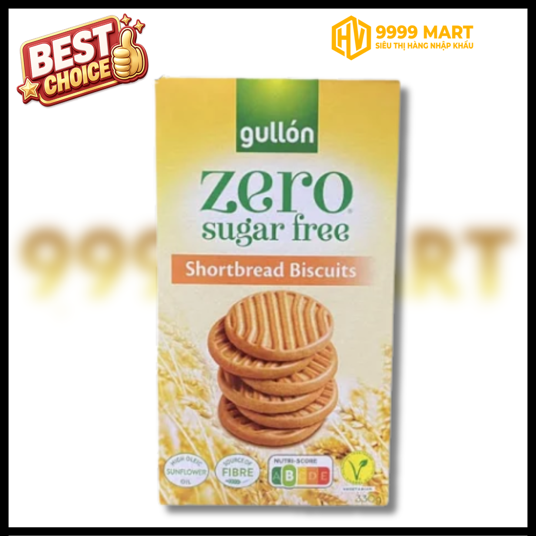  Bánh Quy Gullon Không Đường Shortbread 330g - Tây Ban Nha 