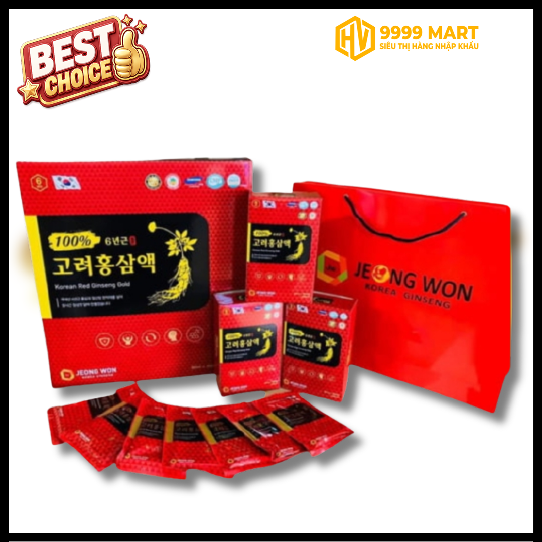  Nước Sâm Đông Trùng Jeongwon 80mlx30 Gói - Hàn Quốc 