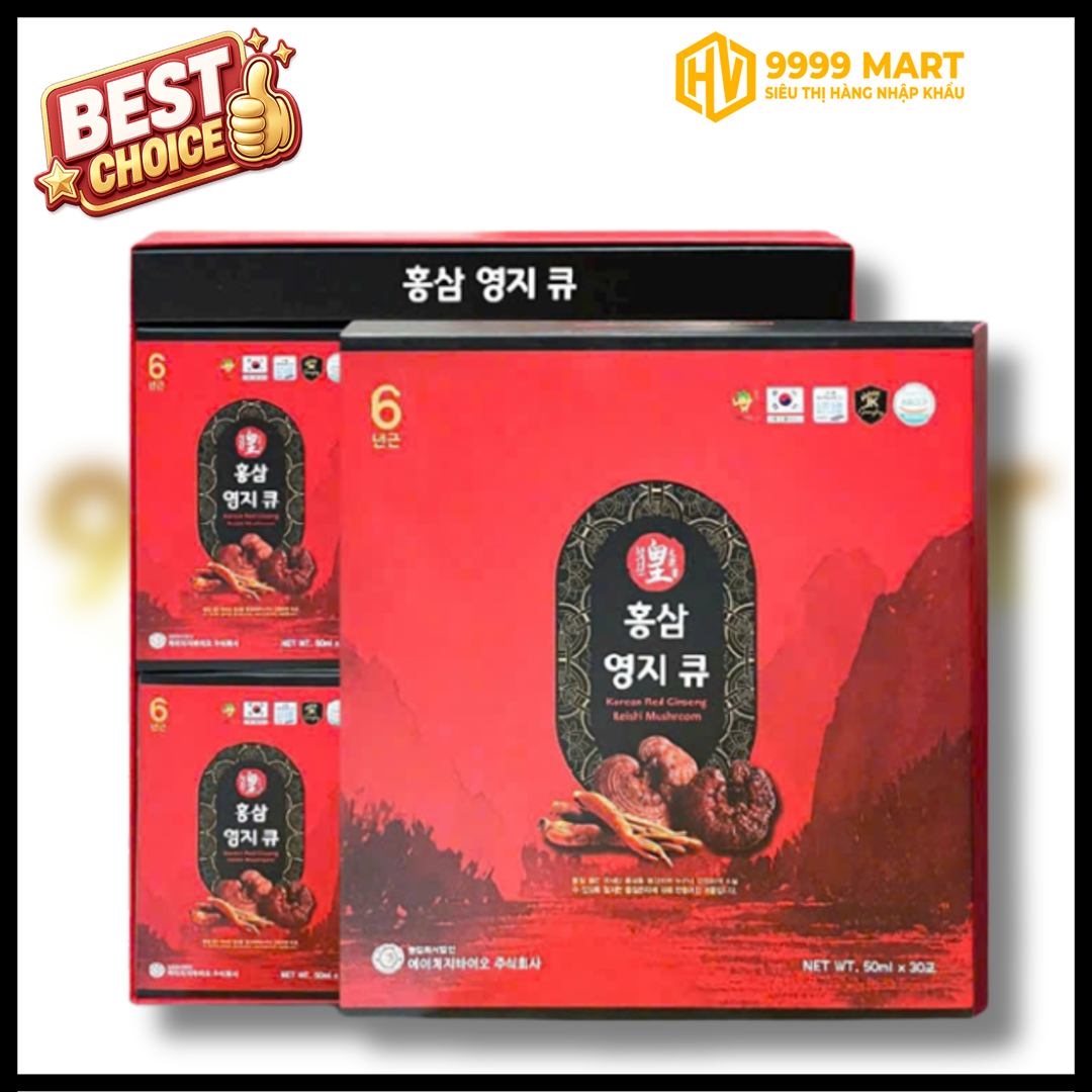  Nước Hồng Sâm Linh Chi (50mlx30 Gói) - Hàn Quốc 