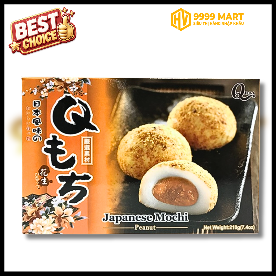  Bánh Mochi Qidea Vị Đậu Phộng-210g (Đài Loan) 