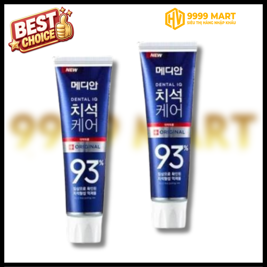  Kem Đánh Răng Median Dental IQ Blue 93% - Hàn Quốc 