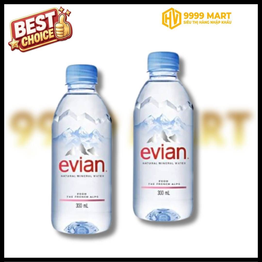  Evian Pet Natural Mineral Water 330ml 
