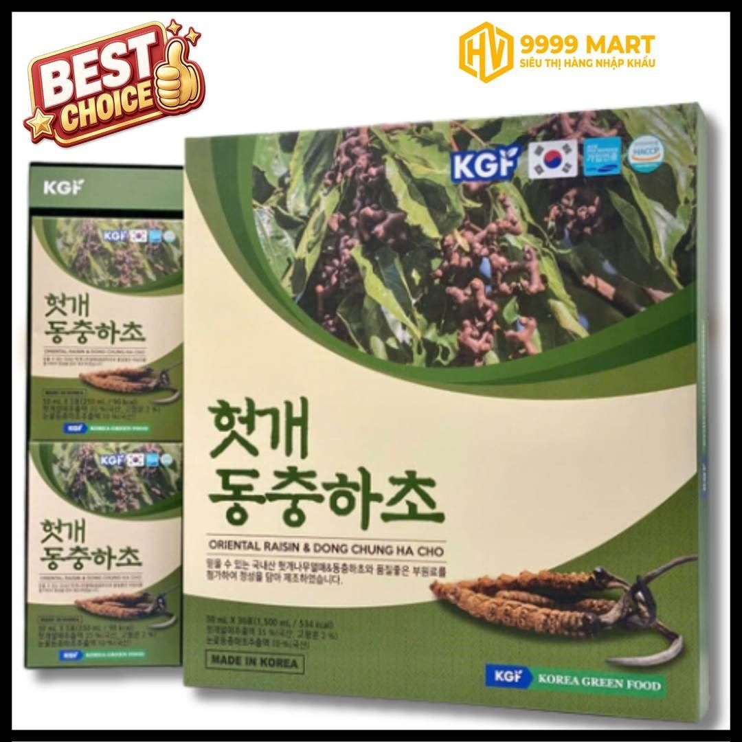  TPBVSK Nước Bổ Gan Đông Trùng Kgf(50mlx30 Gói) - Hàn Quốc 