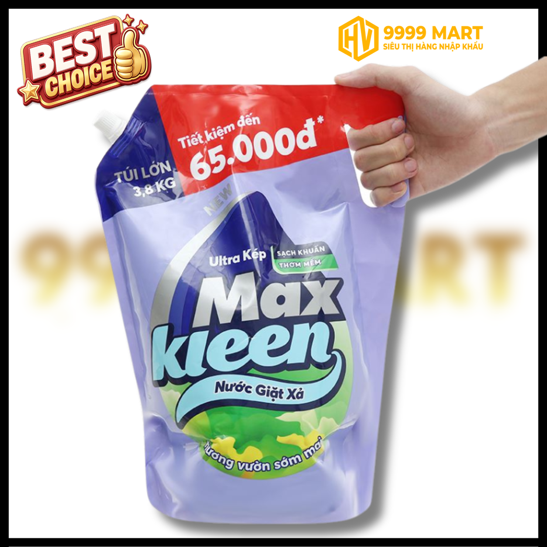  Nước Giặt Sớm Mai Maxkleen - 3.8kg 