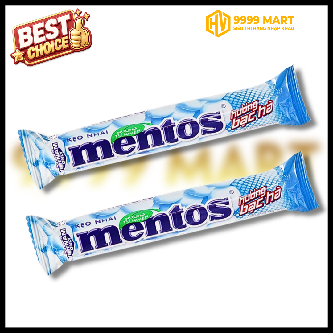  Kẹo Nhai Mentos Bạc Hà 29.7g 
