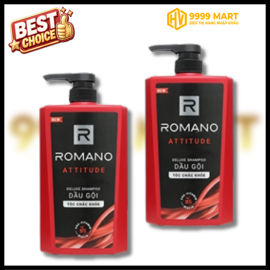  Romano Dầu Gội Attitude 650g Tặng 25% 