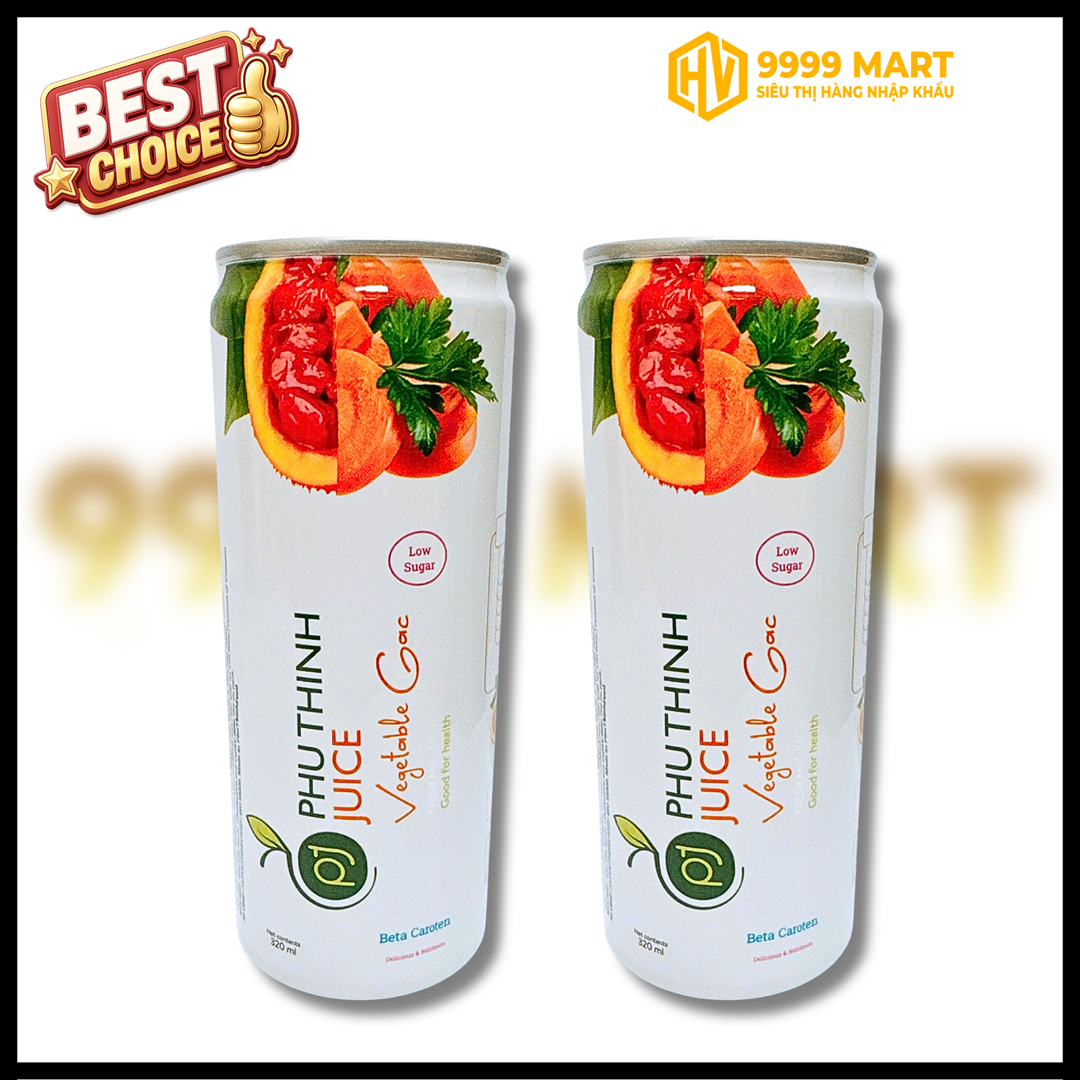  Nước Ép Rau Củ Gấc Phú Thịnh Juice 320ml 