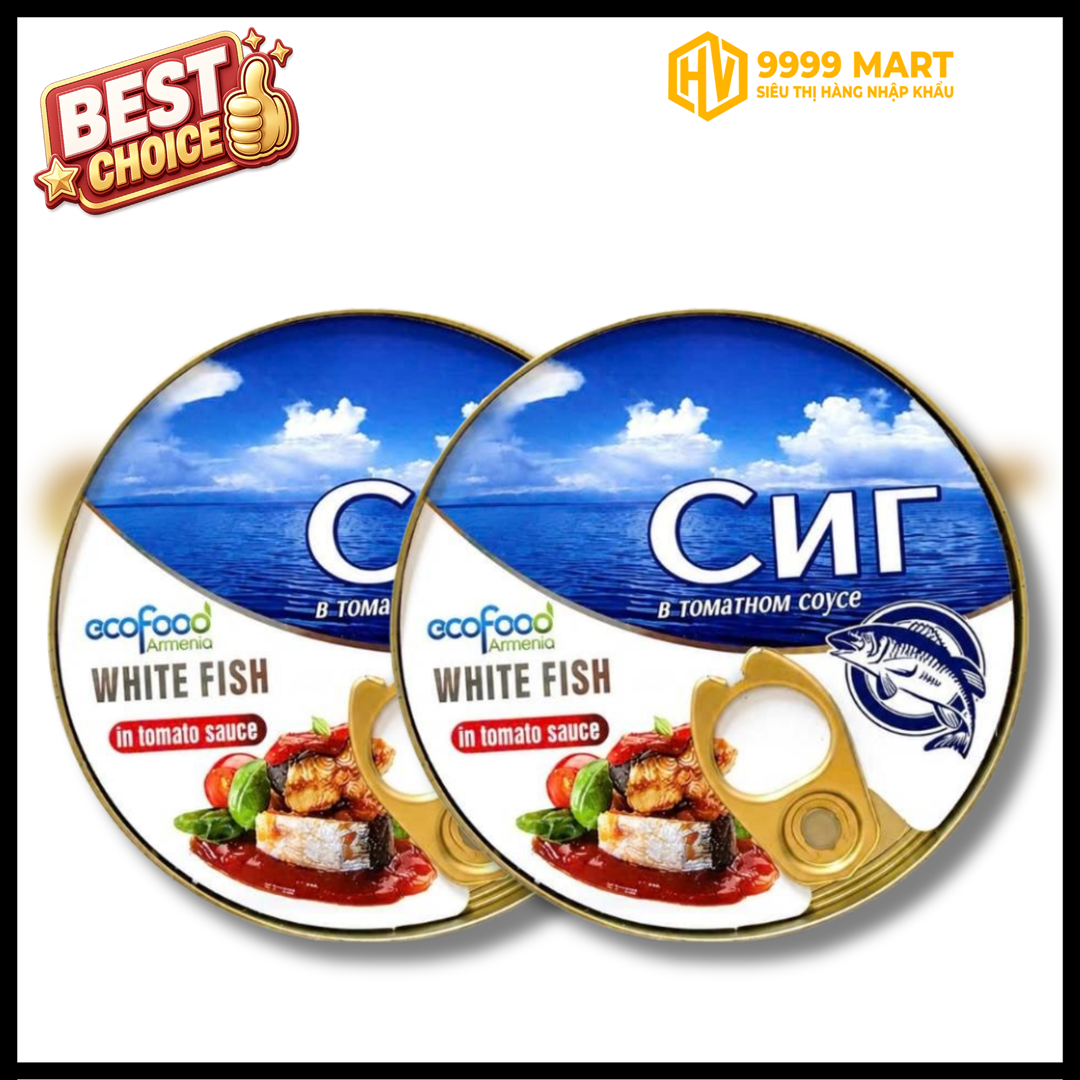  Cá Hồi Trắng Sốt Cà Chua Eco Food 240g 