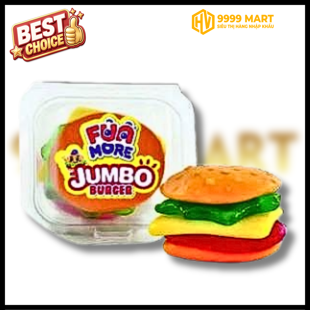  Kẹo Dẻo Burger Khổng Lồ Funmore 50g 
