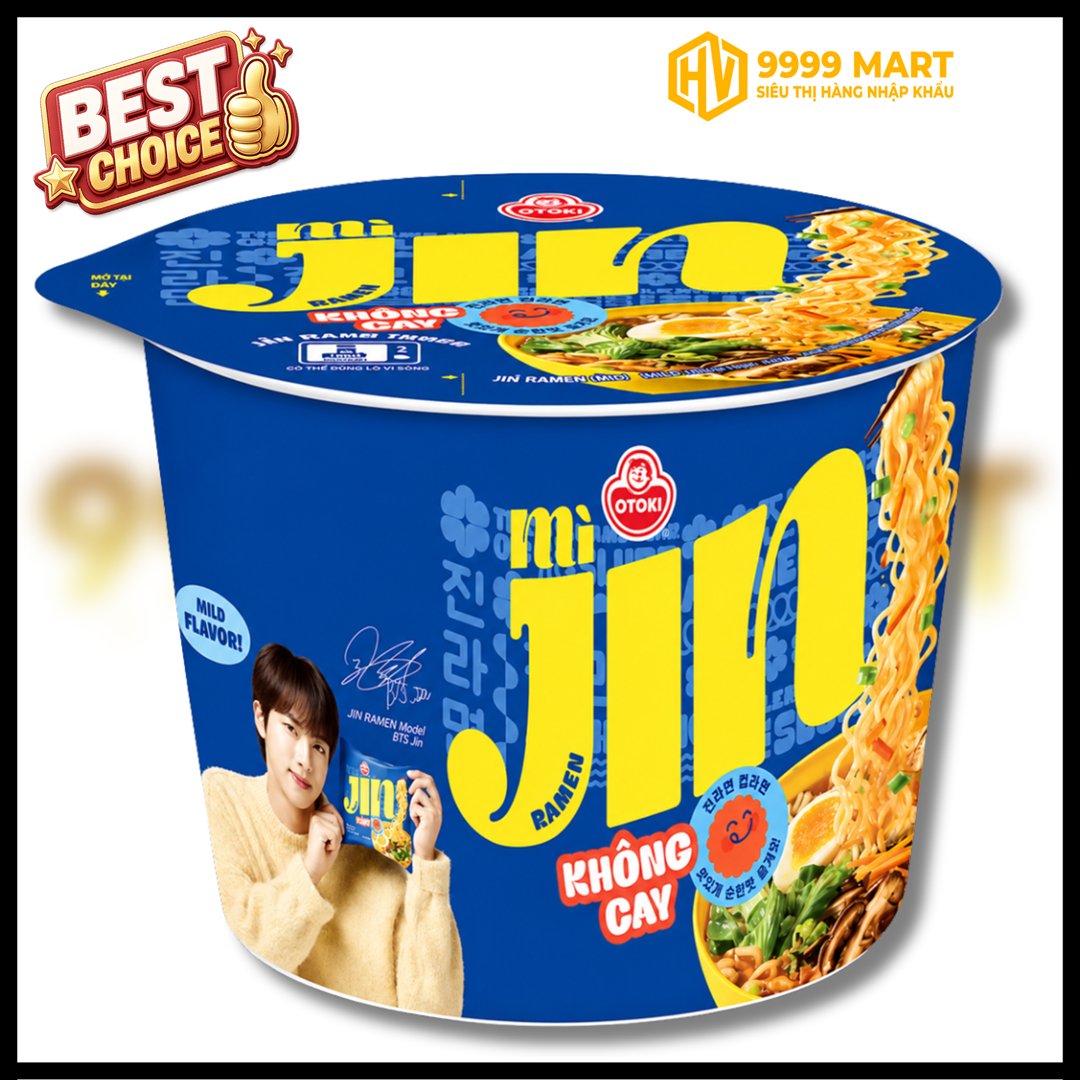  Mì Jin Không Cay 110g (Xanh/Tô) 