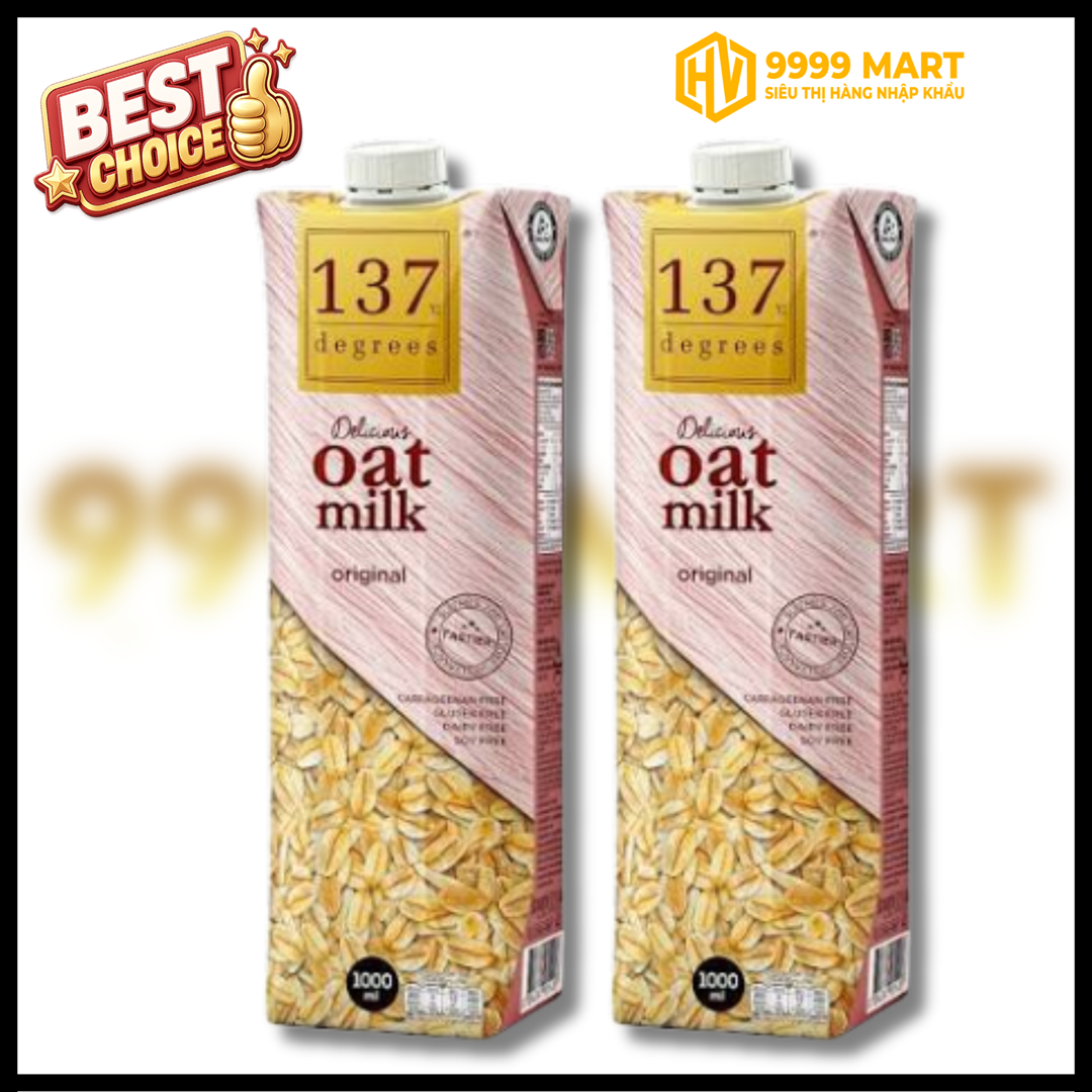  Sữa Hạt 137 Degrees Yến Mạch Nguyên Chất 1000ml - Thái Lan 