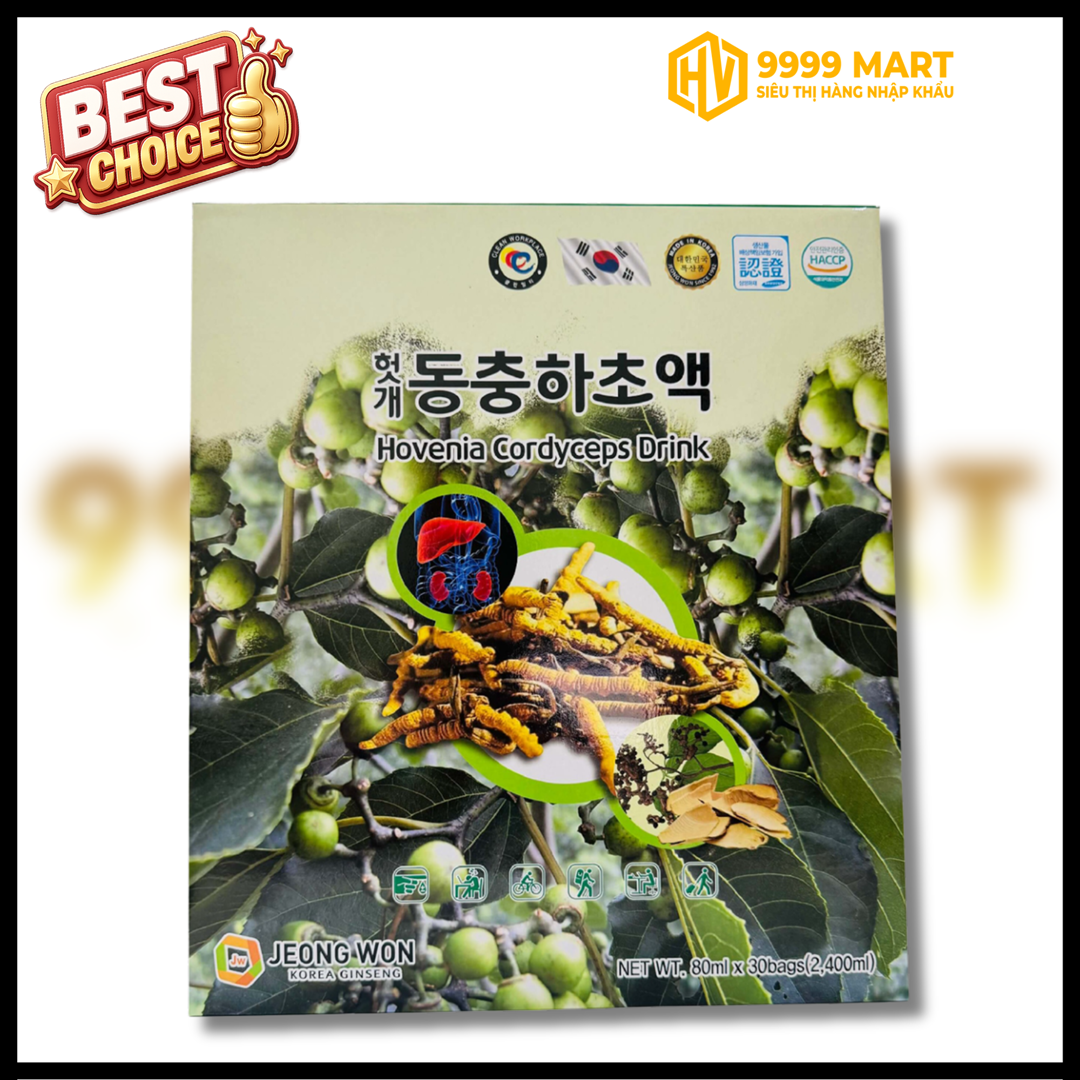 Nước Bổ Gan Đông Trùng Joengwon 1hx30 Gói - Hàn Quốc 