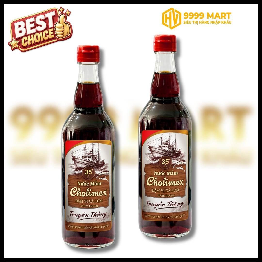  Nước Mắm 35 Độ Đạm Cholimex 500ml 