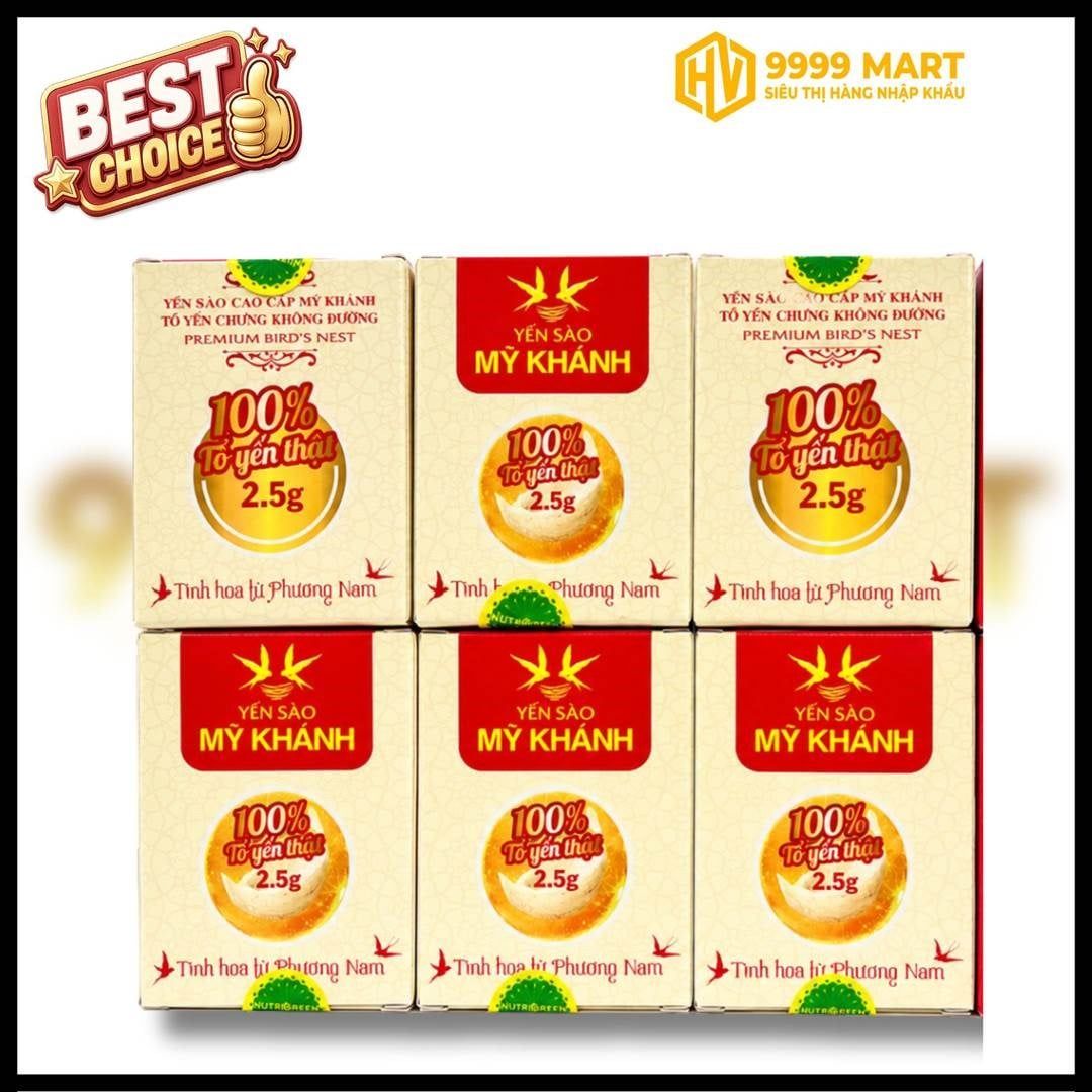  Yến Sào Cao Cấp - Mỹ Khánh Tổ Yến Chưng Không Đường (Lọ/70ml) 