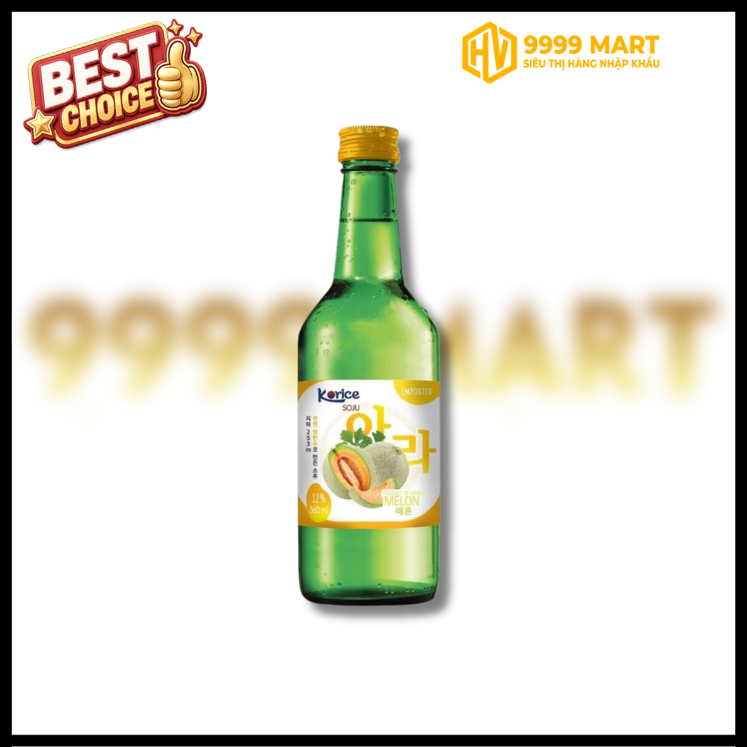  Rượu Soju Jinro Melon (Dưa Lưới) 13% 