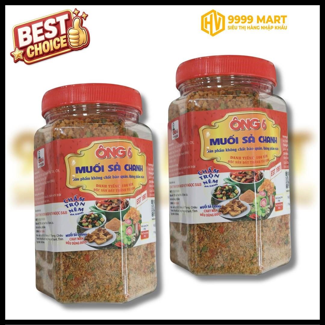  Muối Sả Chanh Ông 6 (260g) 