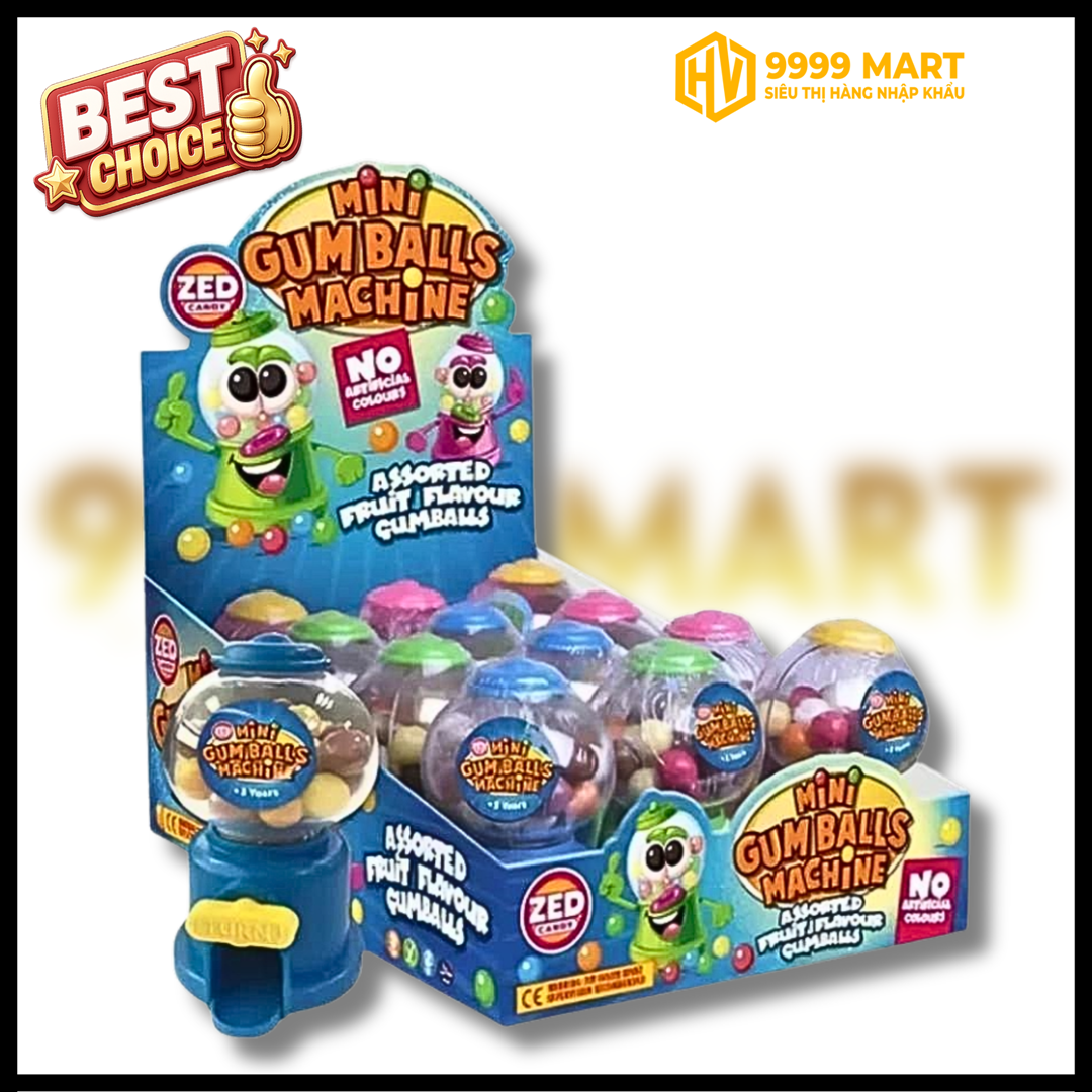  Kẹo Đồ Chơi Cao Su Mini Gumballs 