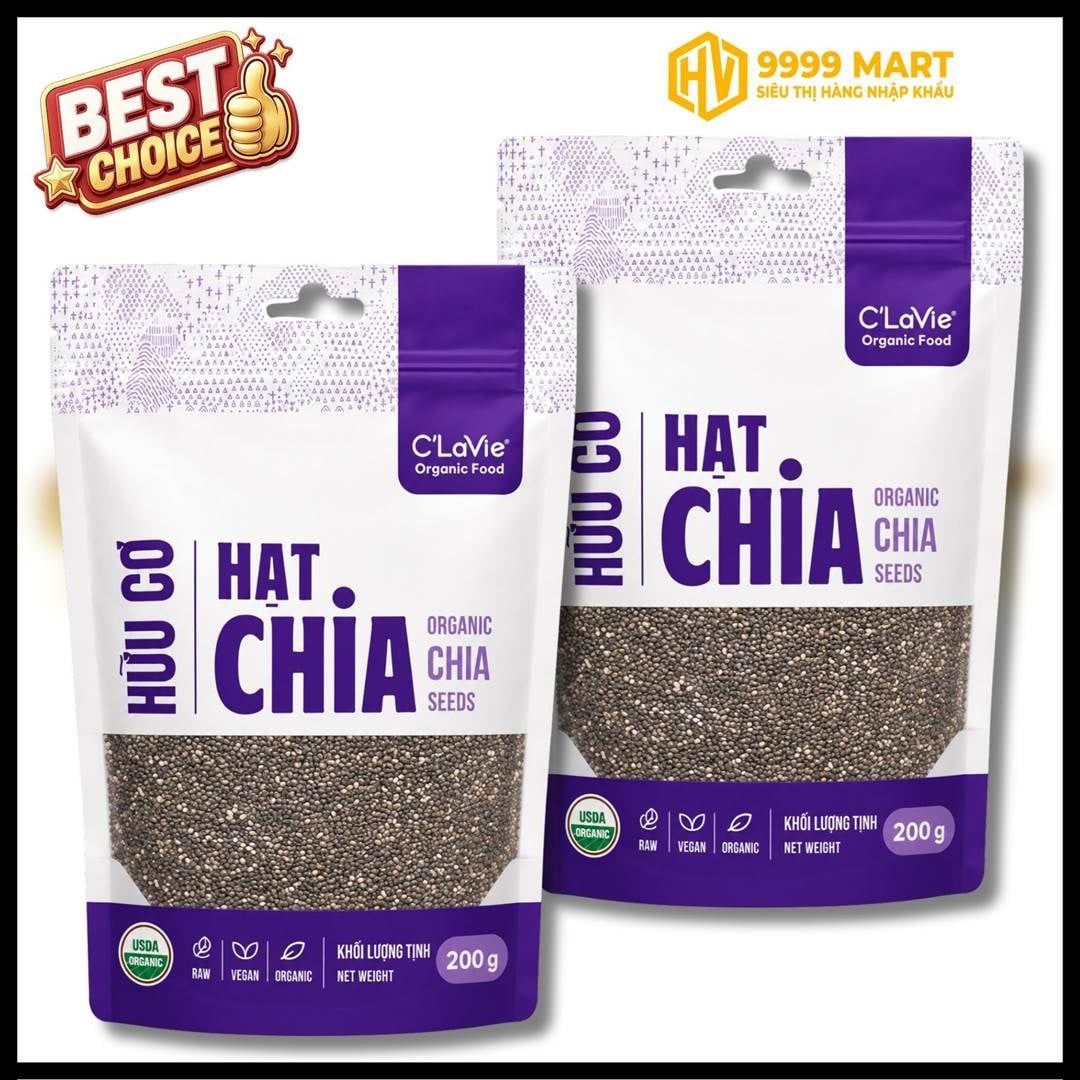  Hạt Chia Hữu Cơ C'LaVie 200g - Việt Nam 