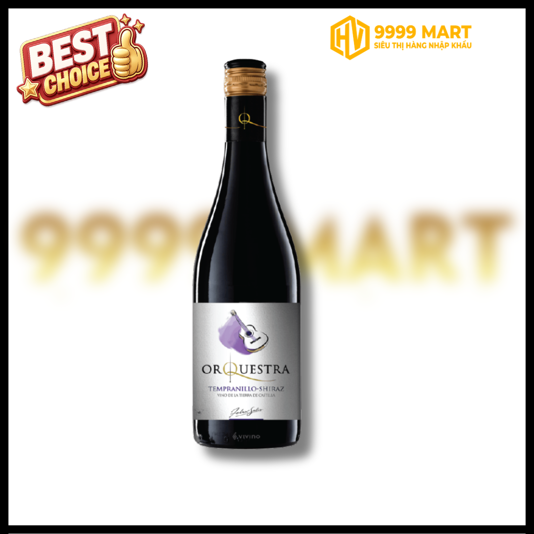  Rượu Vang Đỏ Orquestra Tempranillo Shiraz 2019 