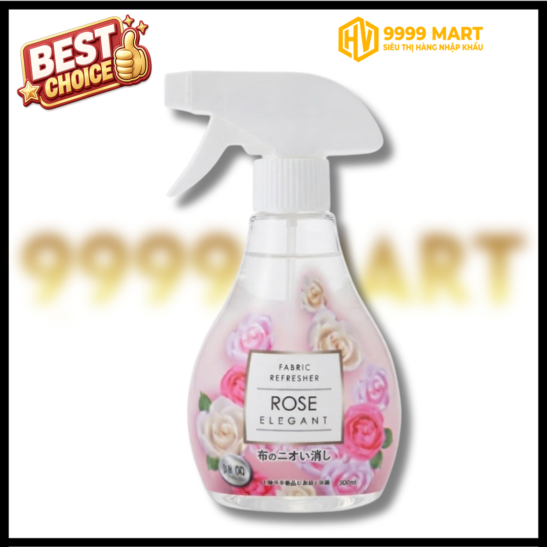  Xịt Khử Mùi Và Làm Thơm Quần Áo Hương Hoa Hồng Kyowa (300ml) 