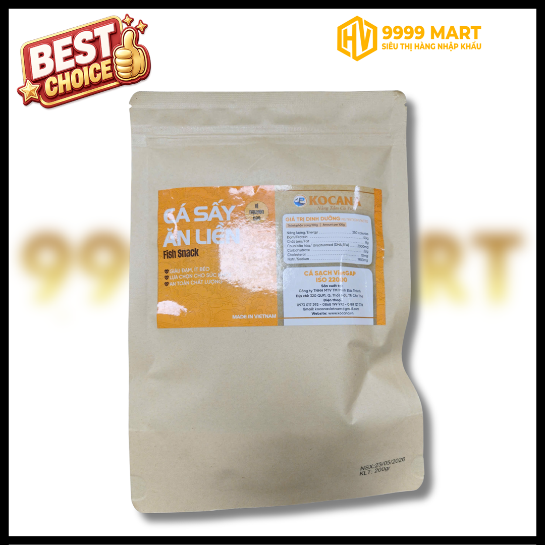  Cá Sấy Ăn Liền Fish Snack 200g 
