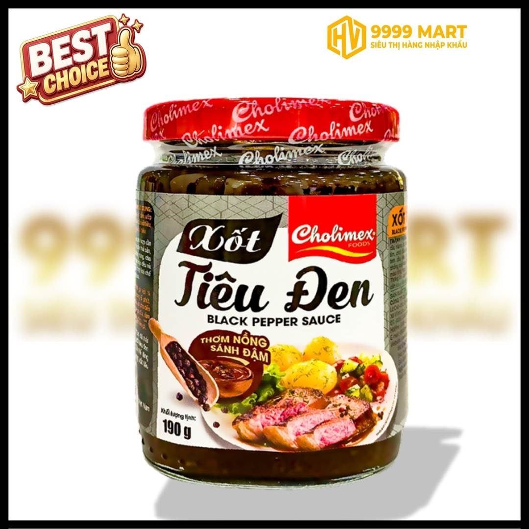  Xốt Tiêu Đen Cholimex 190g 