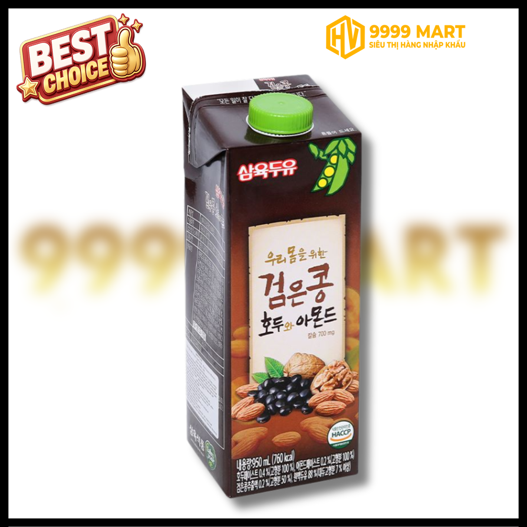  Sữa Óc Chó Hạnh Nhân Đậu Đen Hàn Quốc 950ml - Hàn Quốc 