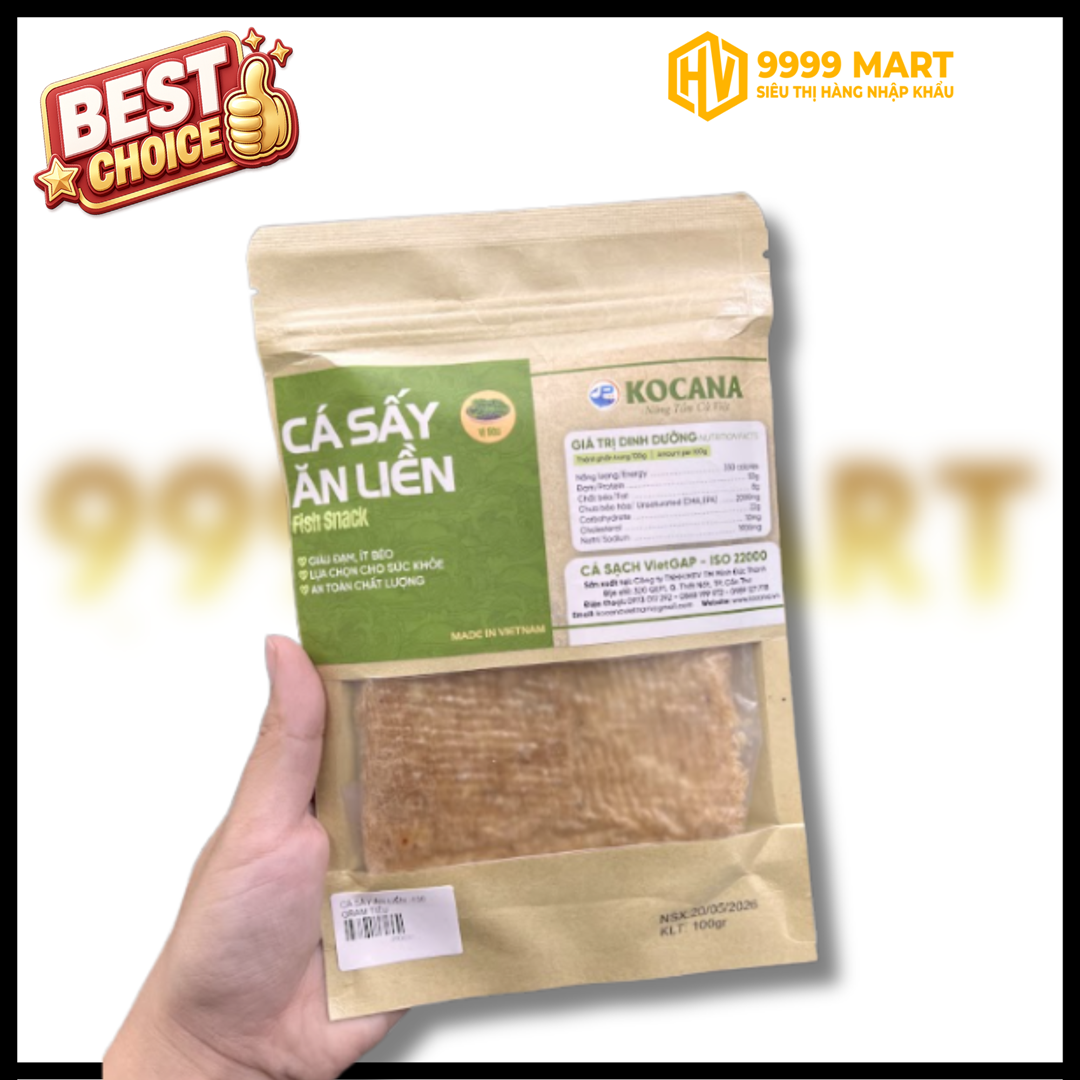  Cá Sấy Ăn Liền -100 Gram Tiêu 