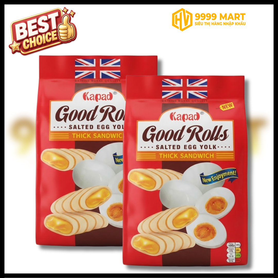  Bánh Quế Kapad Vị Trứng Muối 320g 