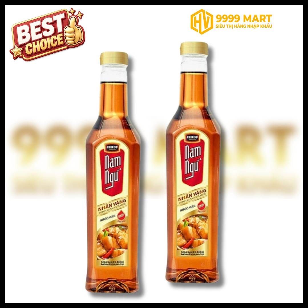  Nước Mắm Nam Ngư Chin-su Nhãn Vàng 650ml 