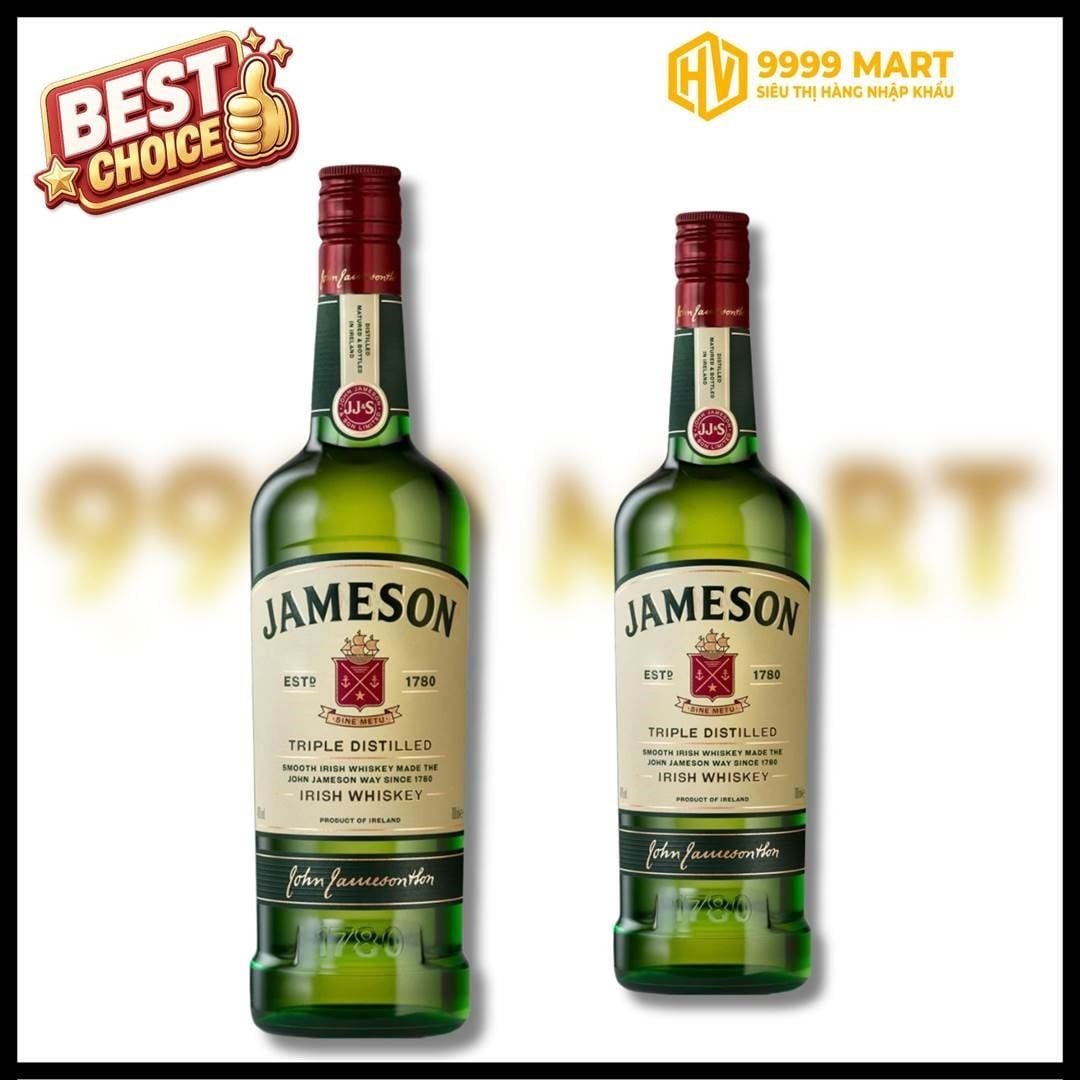  Rượu Irish Whiskey Jameson 700ml 