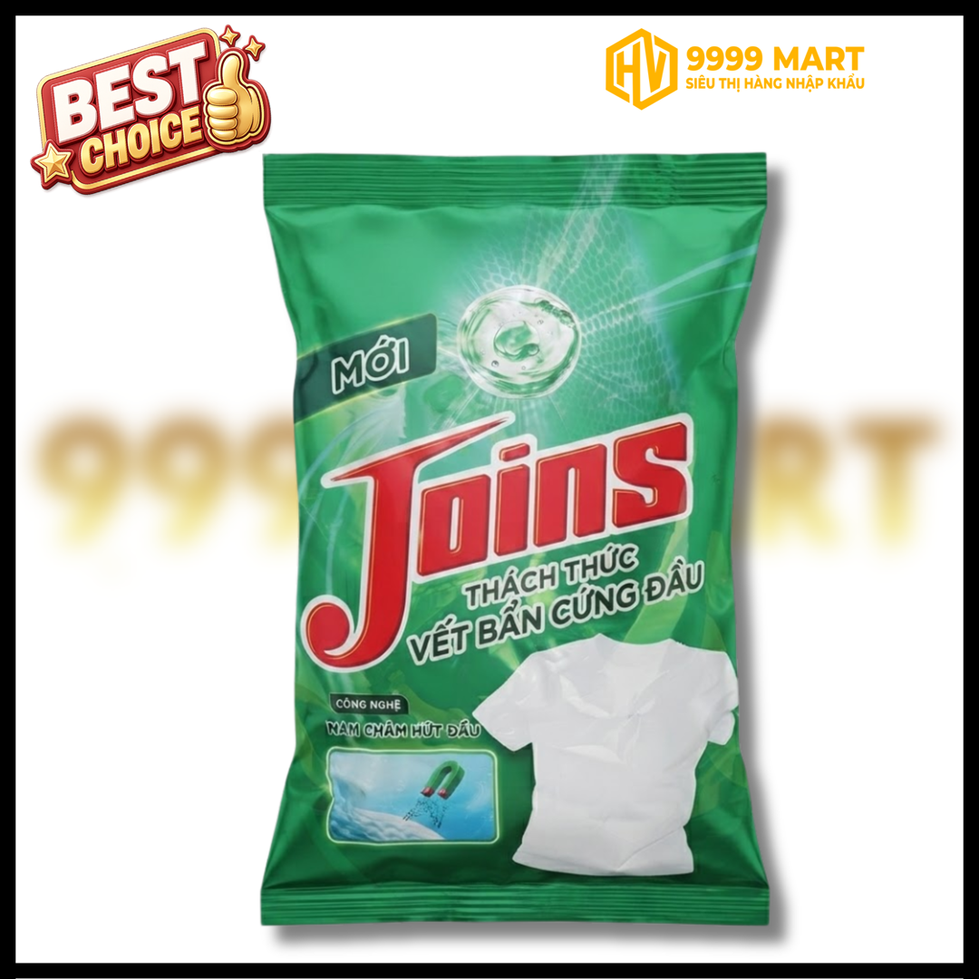  Combo Bột Giặt Joins Mới Cao Cấp 2.9kg (Có Tặng Kèm Nước Rửa Chén) 