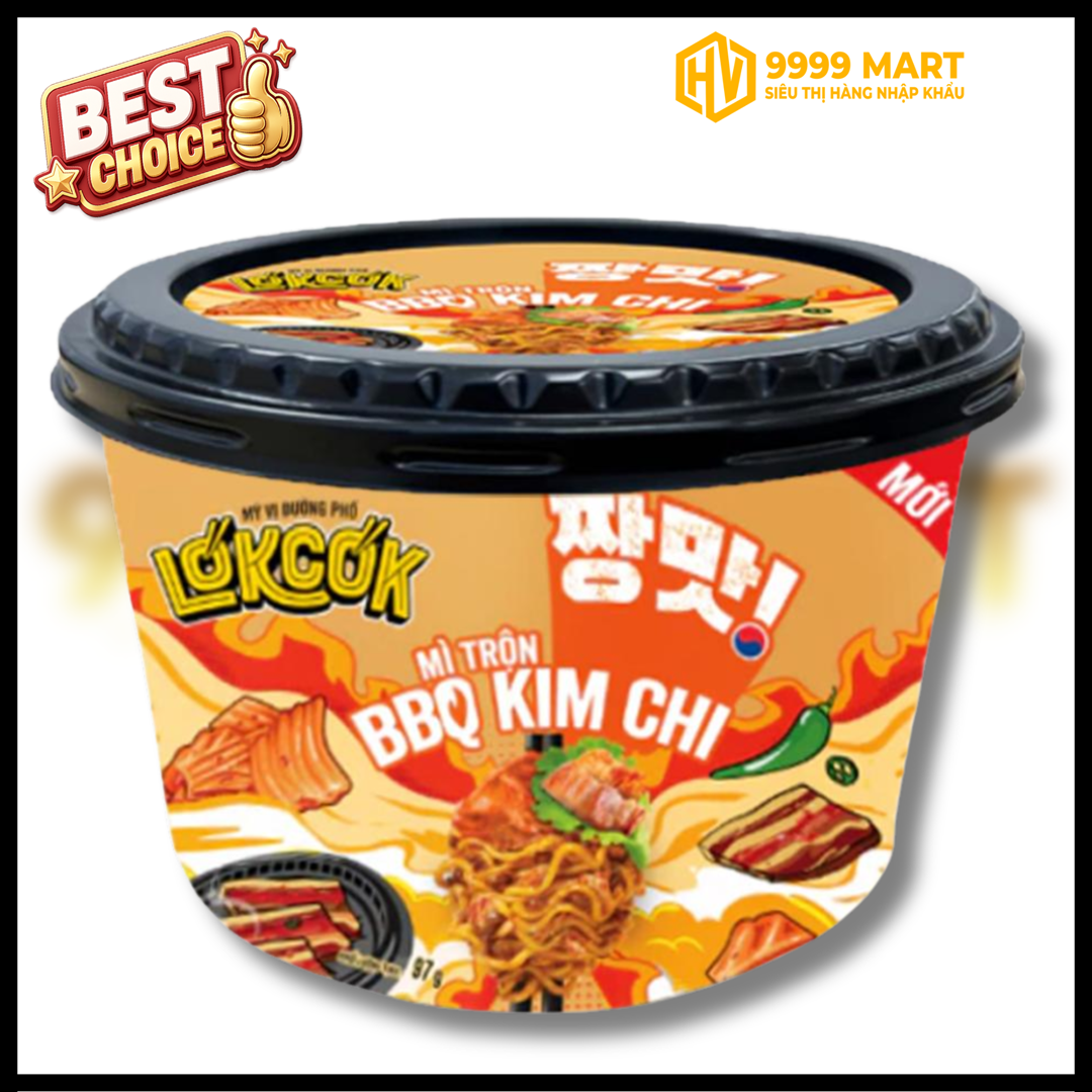  Mì Trộn Xốt Bbq Kim Chi Lokcok 97g 